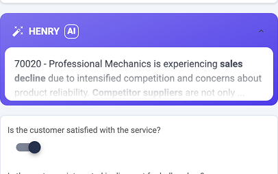 Refine your reports with AI