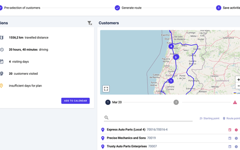 Effortlessly optimize your visits